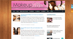 Desktop Screenshot of makeupmew.com