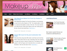 Tablet Screenshot of makeupmew.com